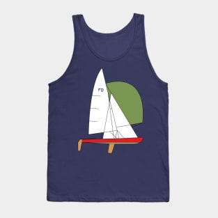 Flying Dutchman Sailboat Tank Top